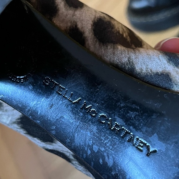 Stella McCartney Leopard Heeled Boots - Picture 2 of 2